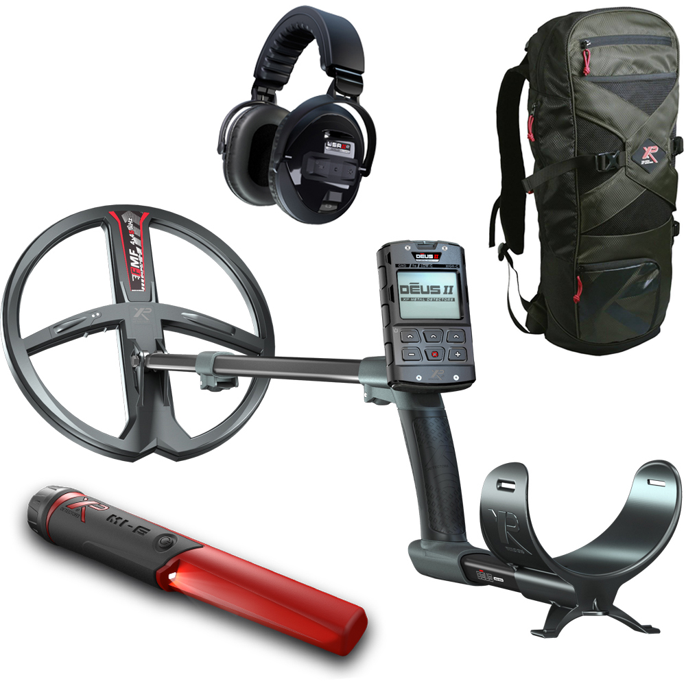 XP DEUS 2 28 FMF RC WSA 2 XL mit gratis MI-6 Pinpointer und XP 240 Rucksack
