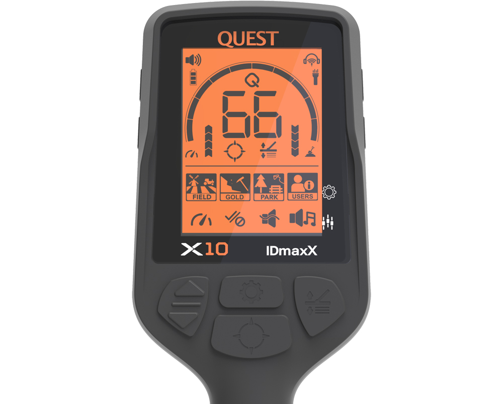 Gebraucht - Quest X10 IDmaxX Metalldetektor