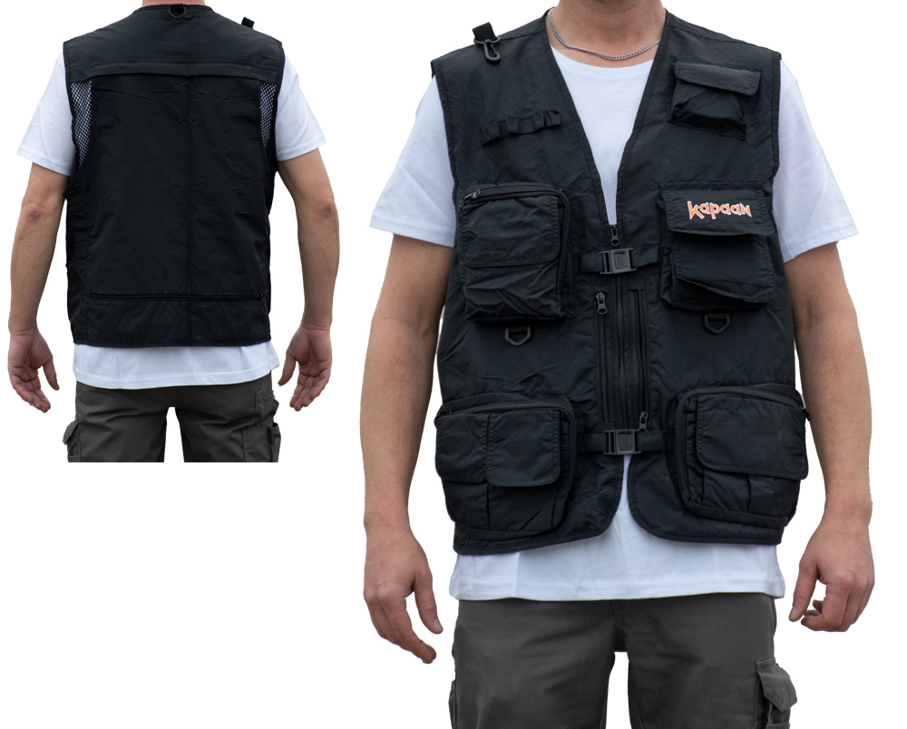 Kapaan Suchweste / Bodywarmer schwarz