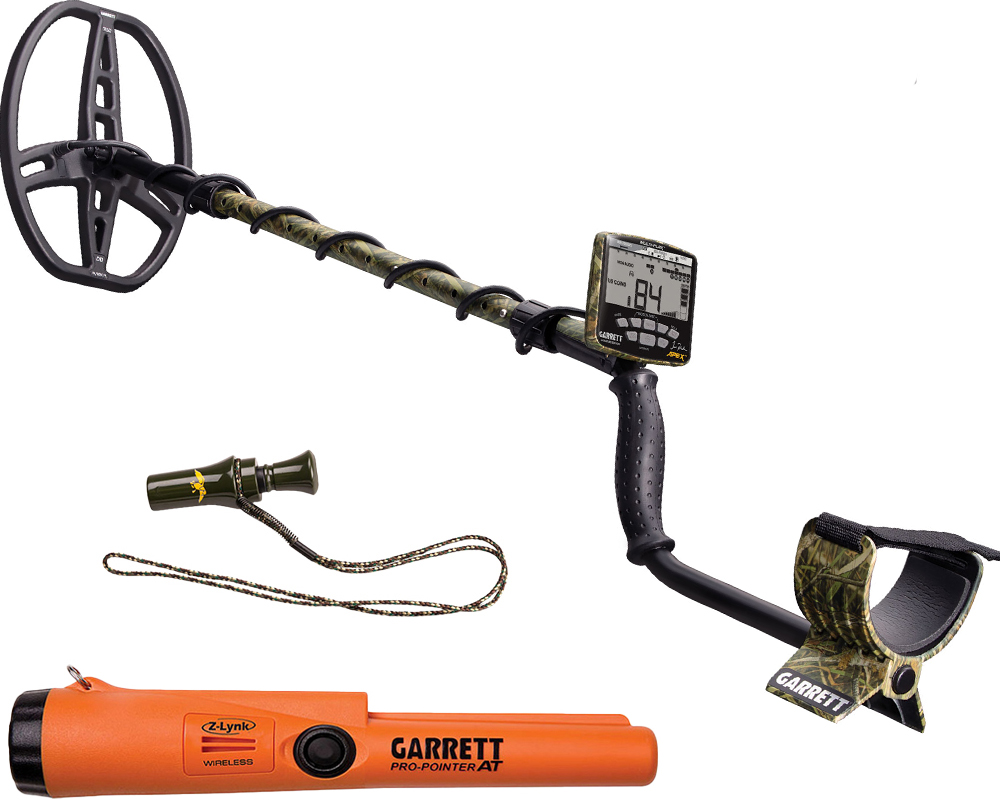 Garrett Ace Apex Jase Robertson Signature Edition mit gratis Z-Lynk Pinpointer