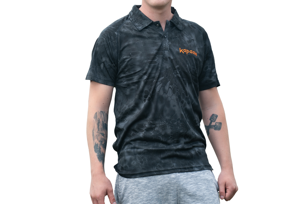 Kapaan Polo/T-Shirt schwarz Reptil